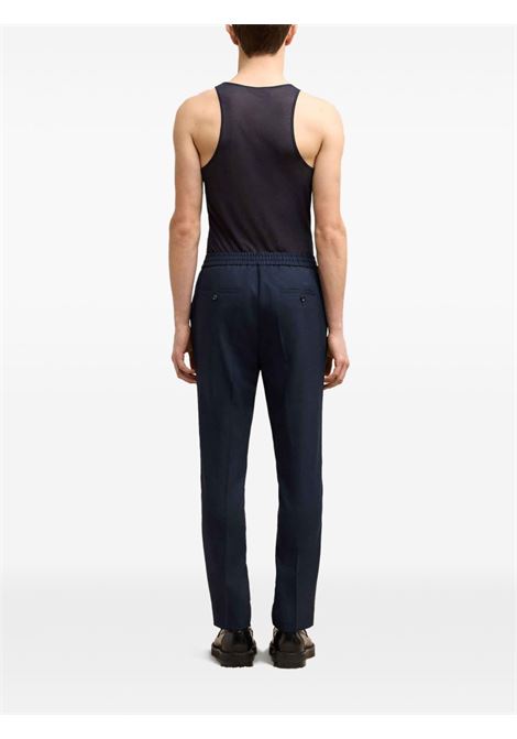 pantalone lstic waist uomo navy AMI PARIS | HTR226.WV00434011